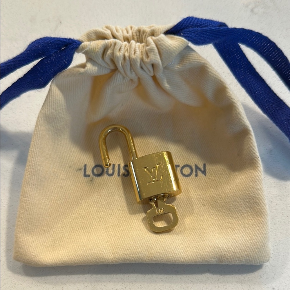 Louis Vuitton Gold Lock & Key #303
